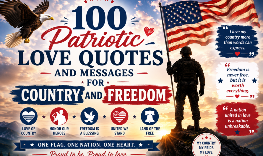100 Patriotic Love Quotes and Messages for Country and Freedom