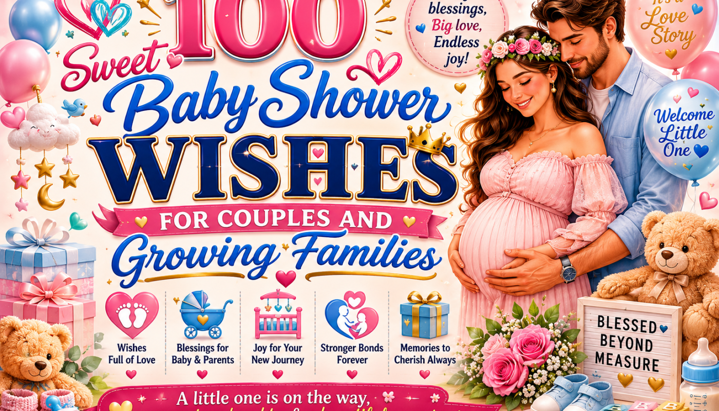 100 Sweet Baby Shower Wishes for Couples and Growing Families