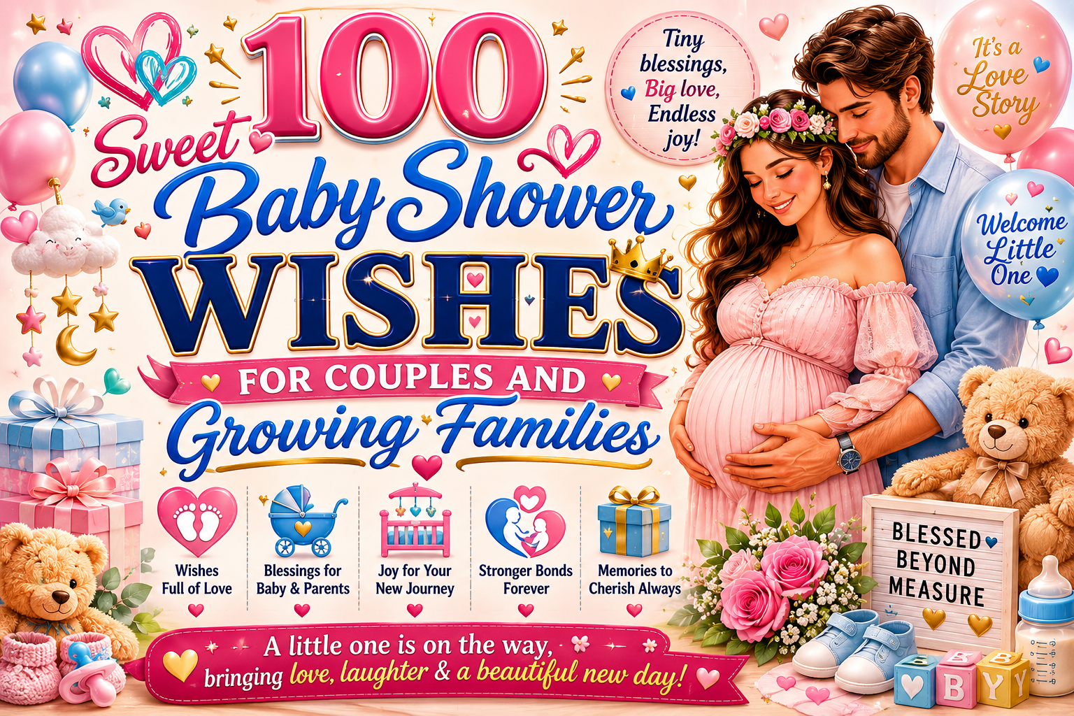 100 Sweet Baby Shower Wishes for Couples and Growing Families