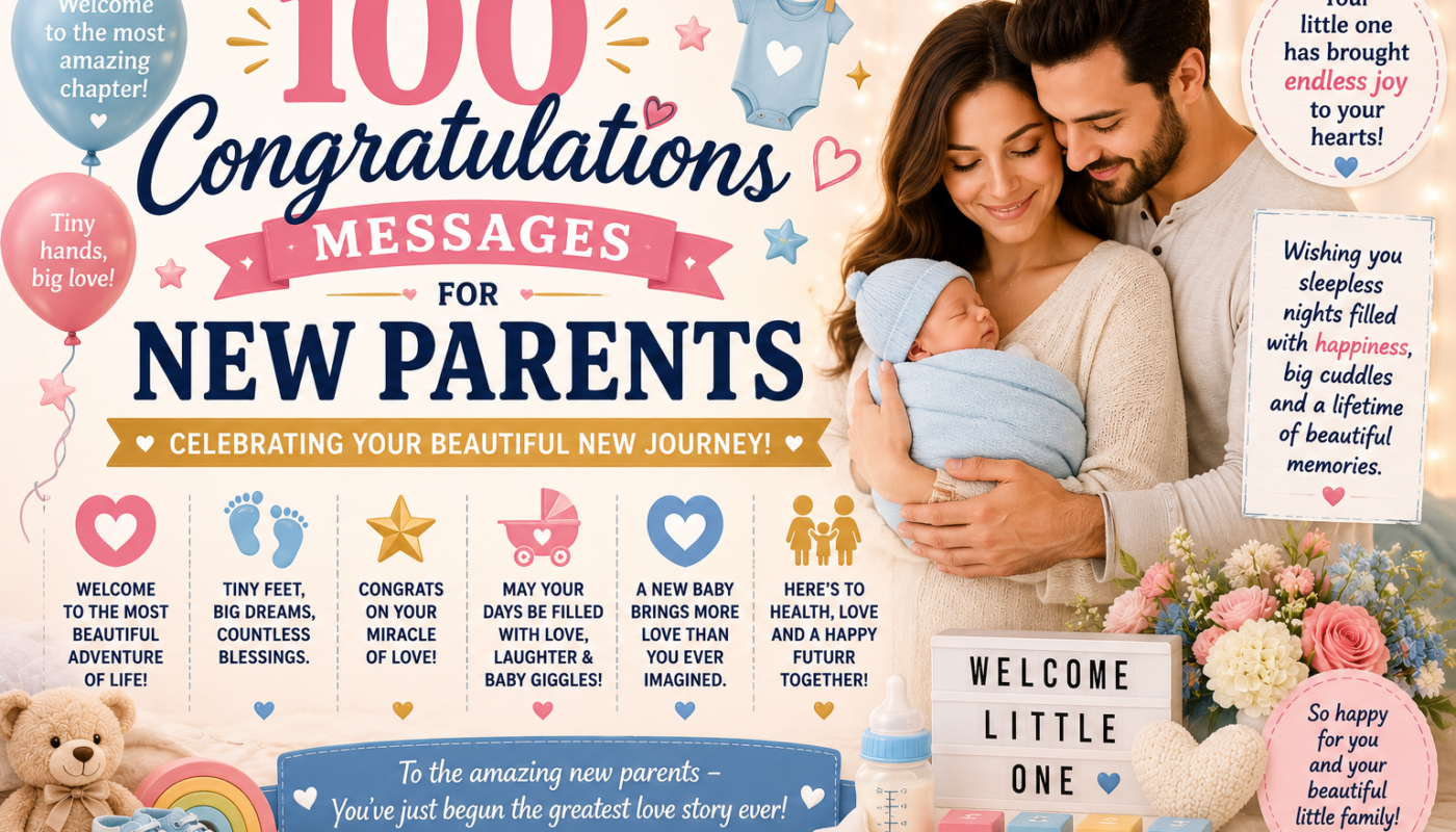 100 Congratulations Messages for New Parents