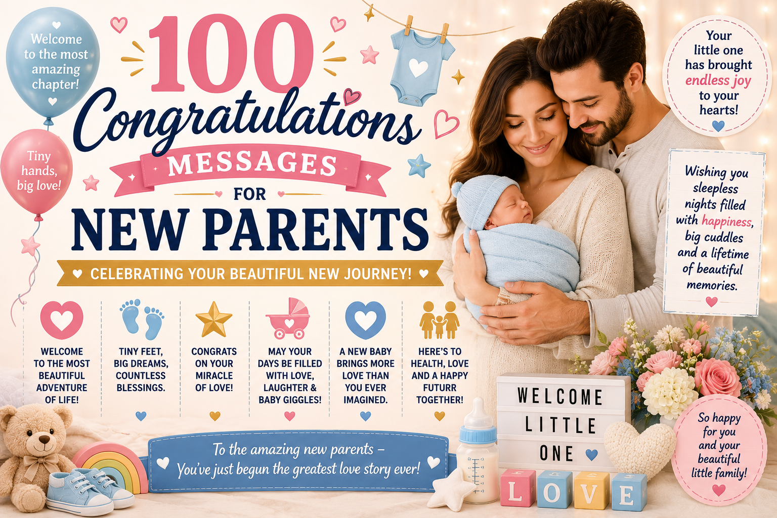 100 Congratulations Messages for New Parents