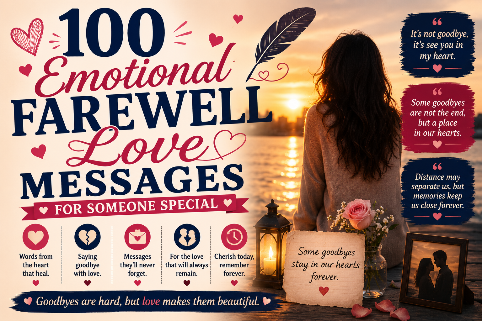 100 Emotional Farewell Love Messages for Someone Special