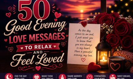 50 Good Evening Love Messages to Relax and Feel Loved
