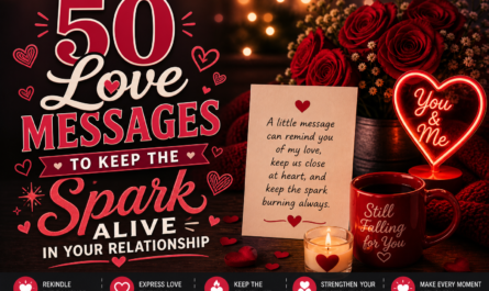 50 Love Messages to Keep the Spark Alive in Your Relationship