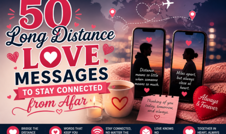 50 Long Distance Love Messages to Stay Connected from Afar
