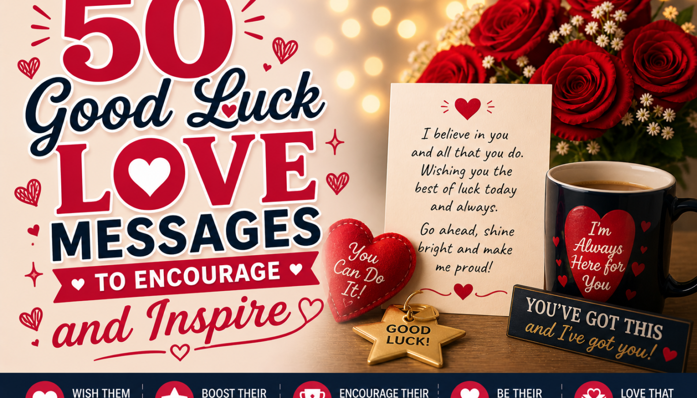 50 Good Luck Love Messages to Encourage and Inspire