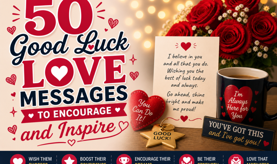 50 Good Luck Love Messages to Encourage and Inspire