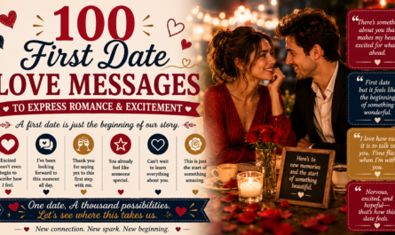 100 First Date Love Messages to Express Romance and Excitement