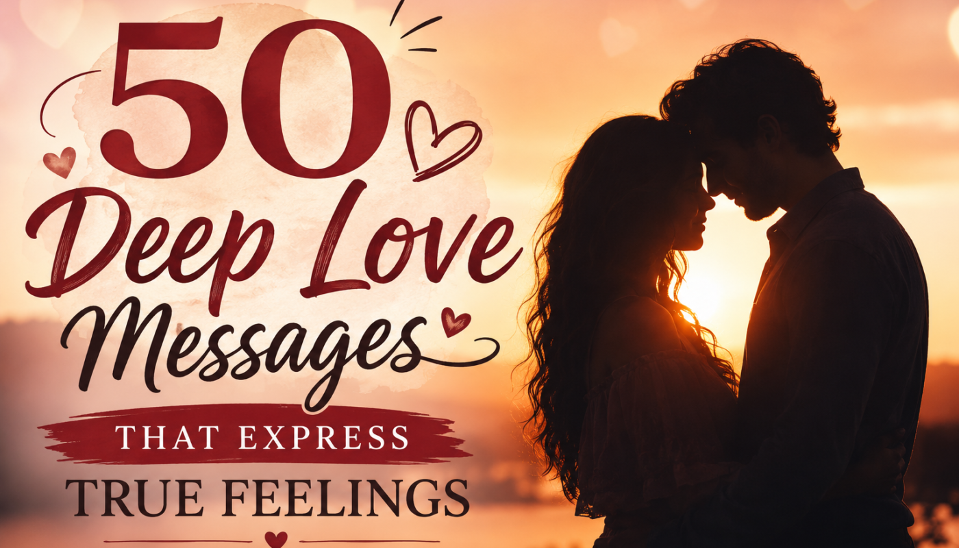50 Deep Love Messages That Express True Feelings