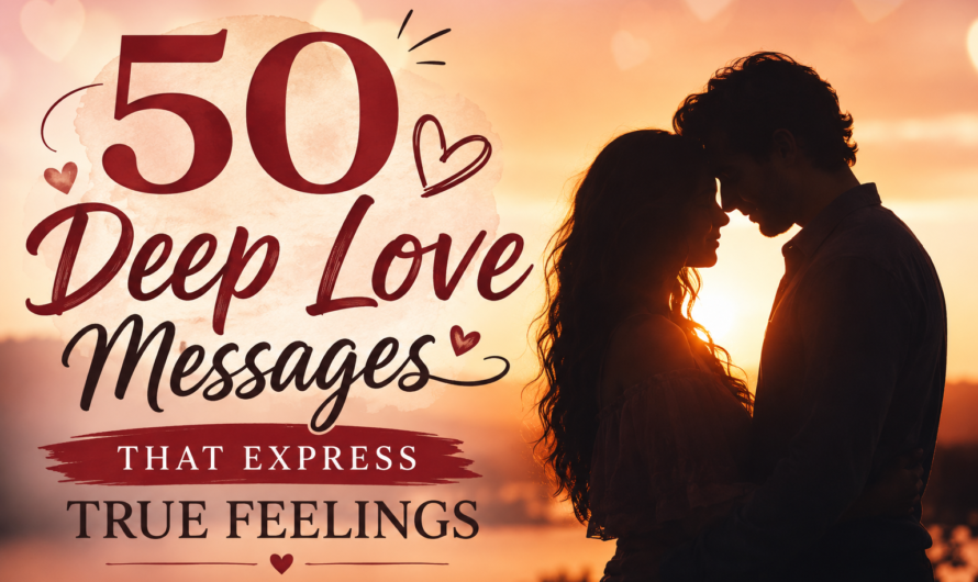 50 Deep Love Messages That Express True Feelings