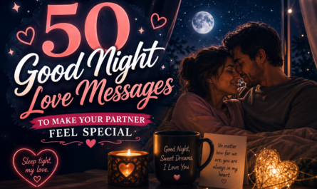 50 Good Night Love Messages to Make Your Partner Feel Special