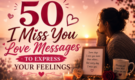 50 I Miss You Love Messages to Express Your Feelings