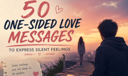50 One-Sided Love Messages to Express Silent Feelings