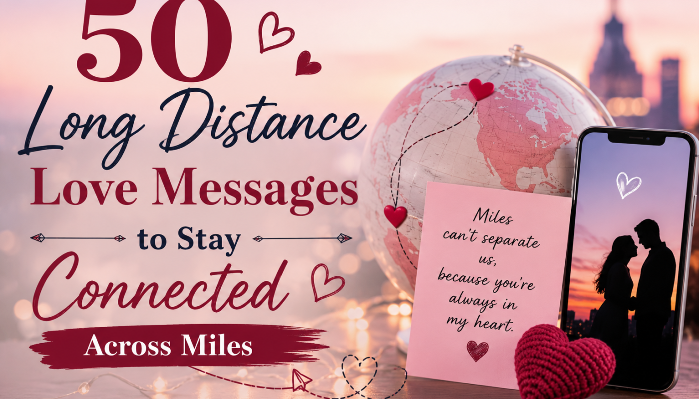 50 Long Distance Love Messages to Stay Connected Across Miles