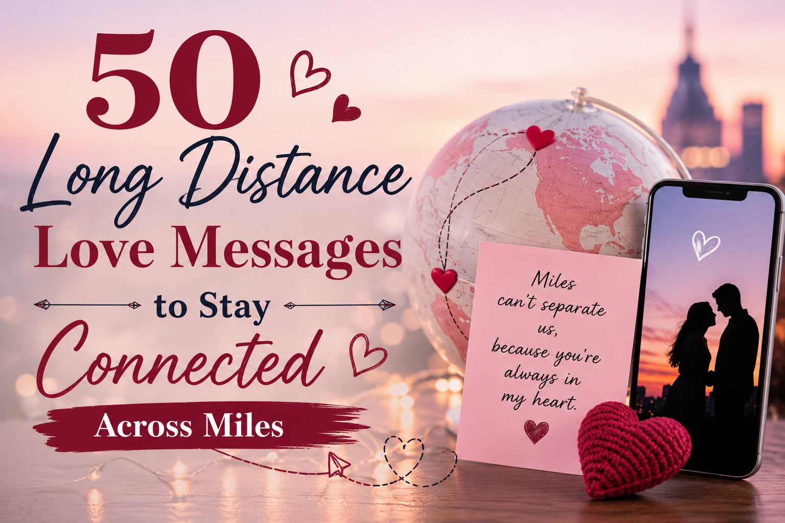 50 Long Distance Love Messages to Stay Connected Across Miles