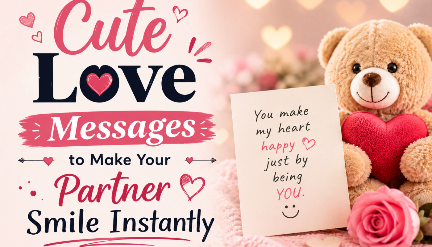 Cute Love Messages to Make Your Partner Smile Instantly
