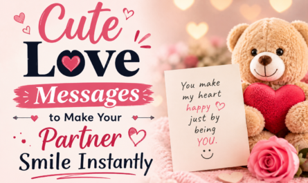 Cute Love Messages to Make Your Partner Smile Instantly