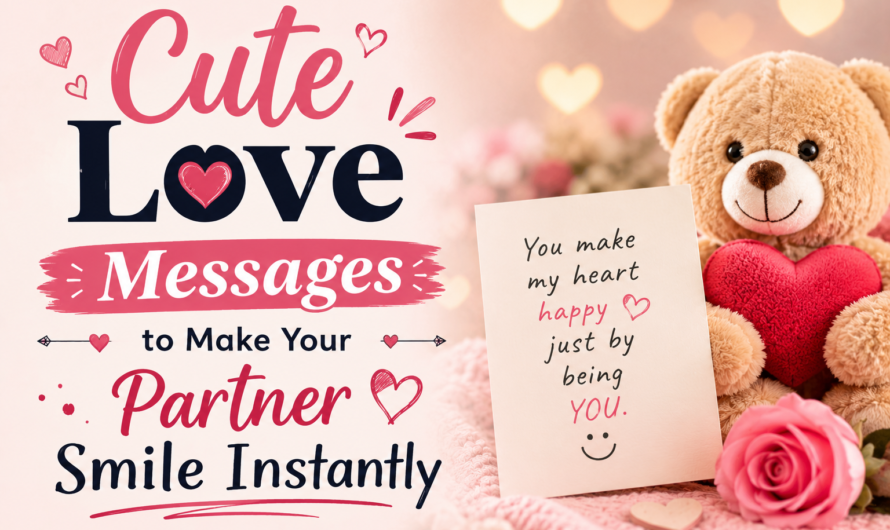 Cute Love Messages to Make Your Partner Smile Instantly