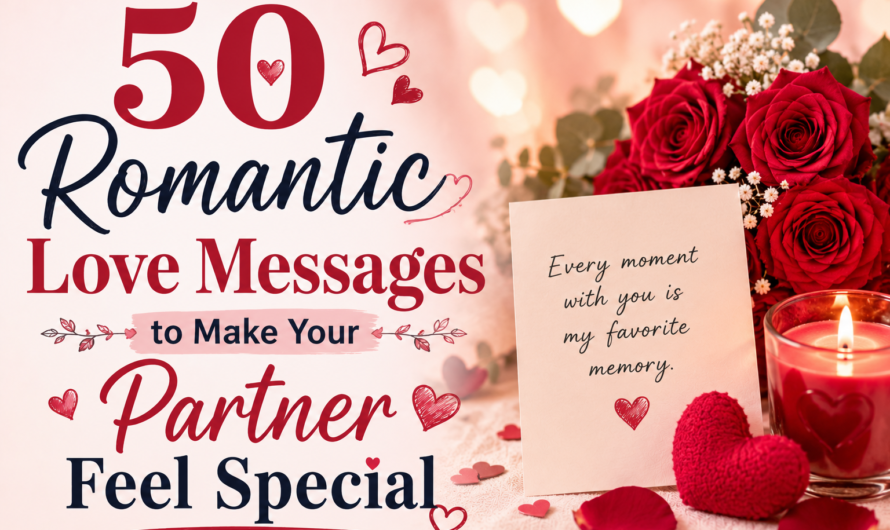 50 Romantic Love Messages to Make Your Partner Feel Special