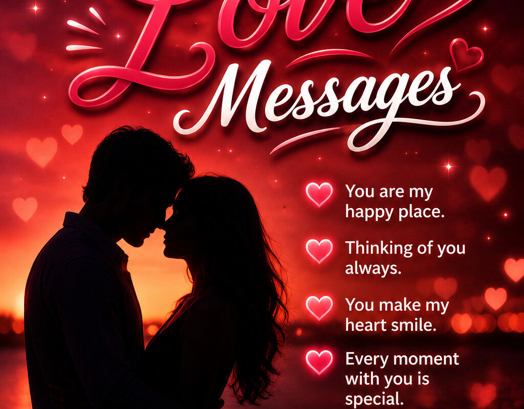 Short Love Messages to Express Your Feelings