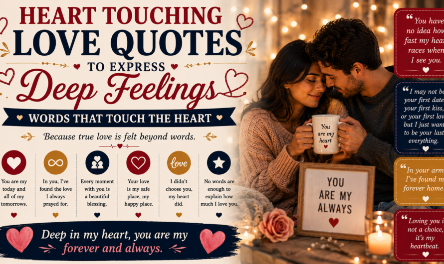 Heart Touching Love Quotes to Express Deep Feelings