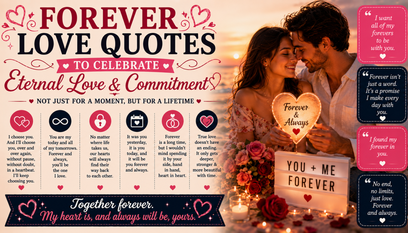 Forever Love Quotes to Celebrate Eternal Love and Commitment