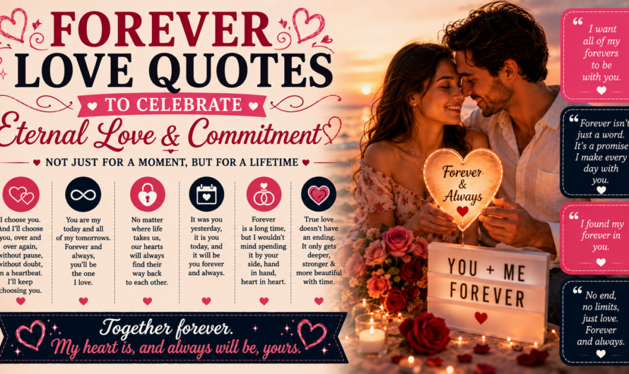 Forever Love Quotes to Celebrate Eternal Love and Commitment