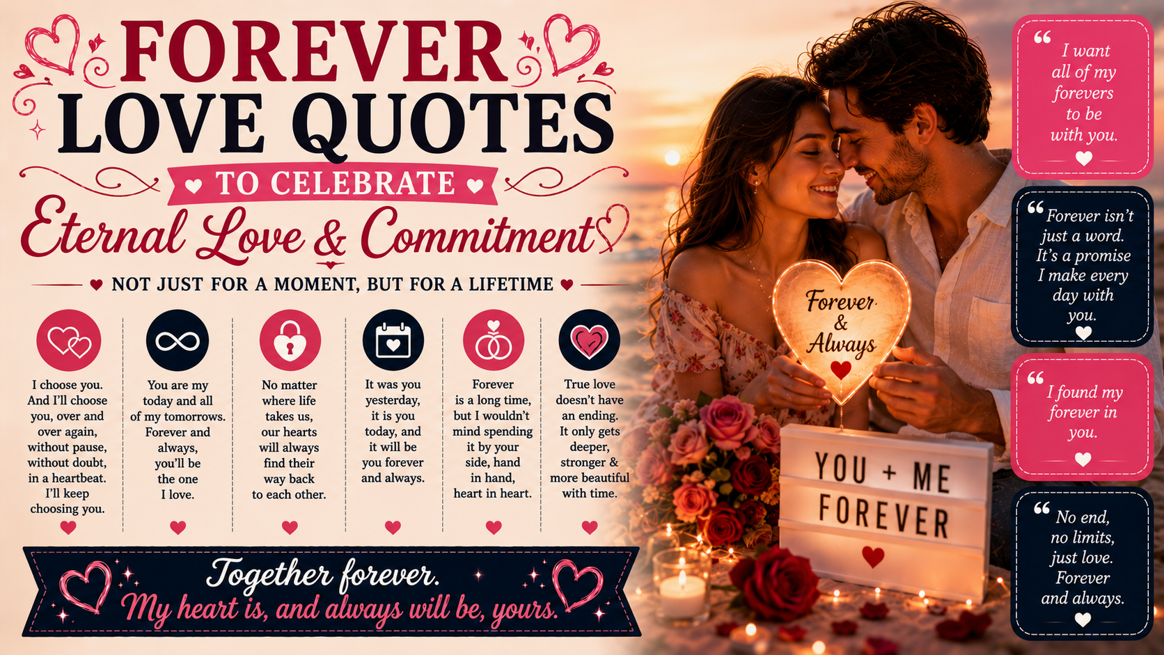 Forever Love Quotes to Celebrate Eternal Love and Commitment