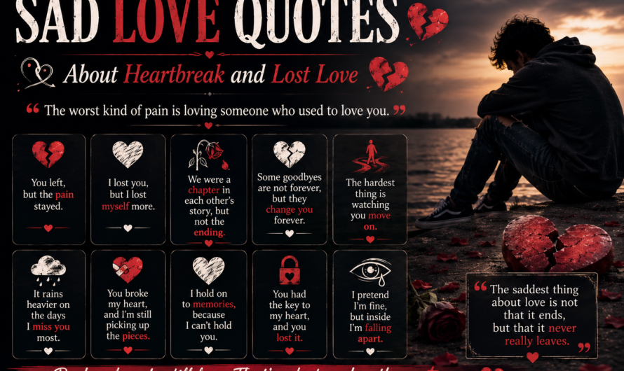 Sad Love Quotes About Heartbreak and Lost Love
