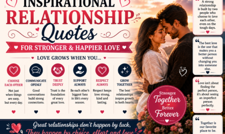 Inspirational Relationship Quotes for Stronger and Happier Love