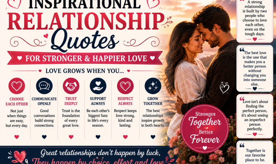Inspirational Relationship Quotes for Stronger and Happier Love