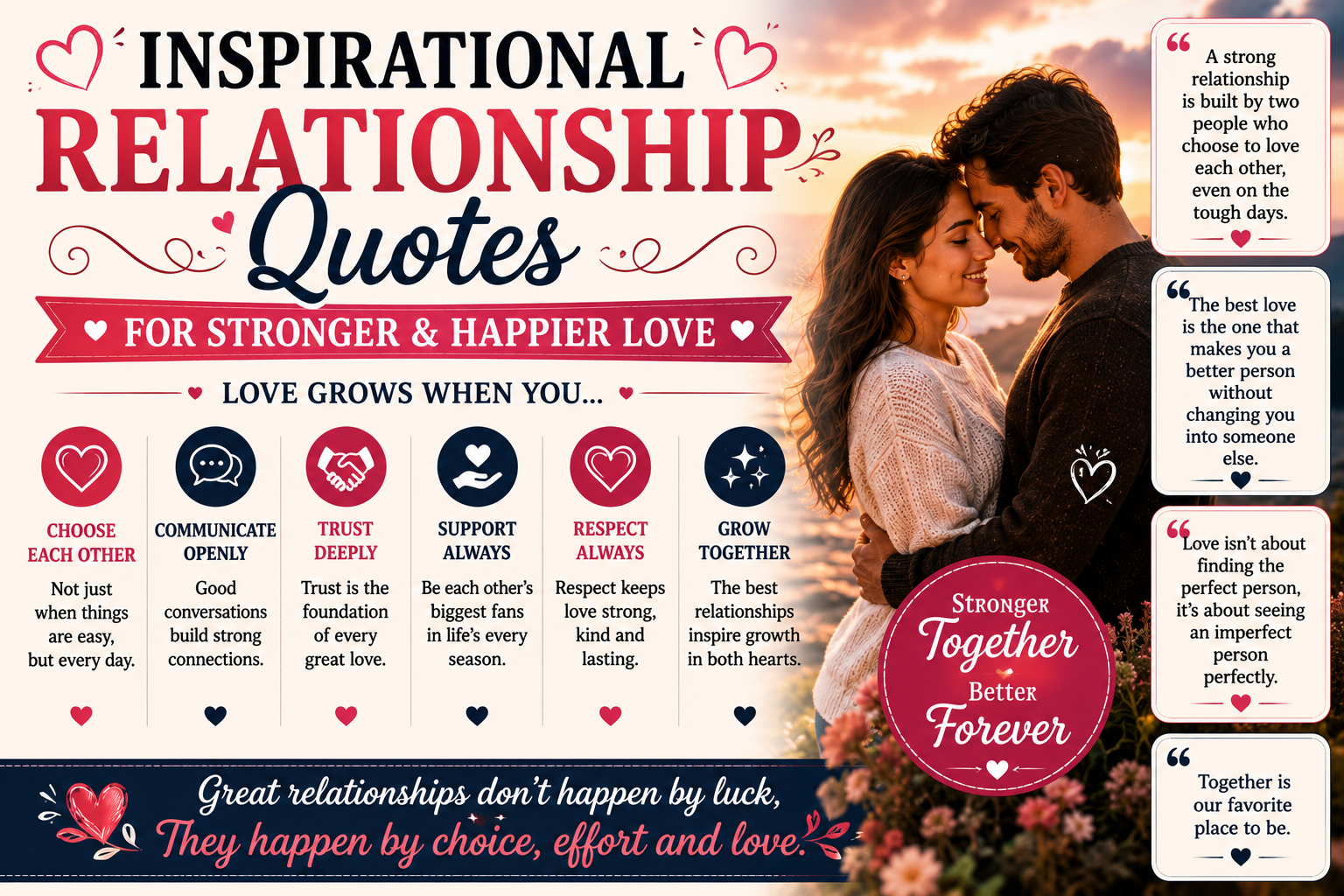 Inspirational Relationship Quotes for Stronger and Happier Love