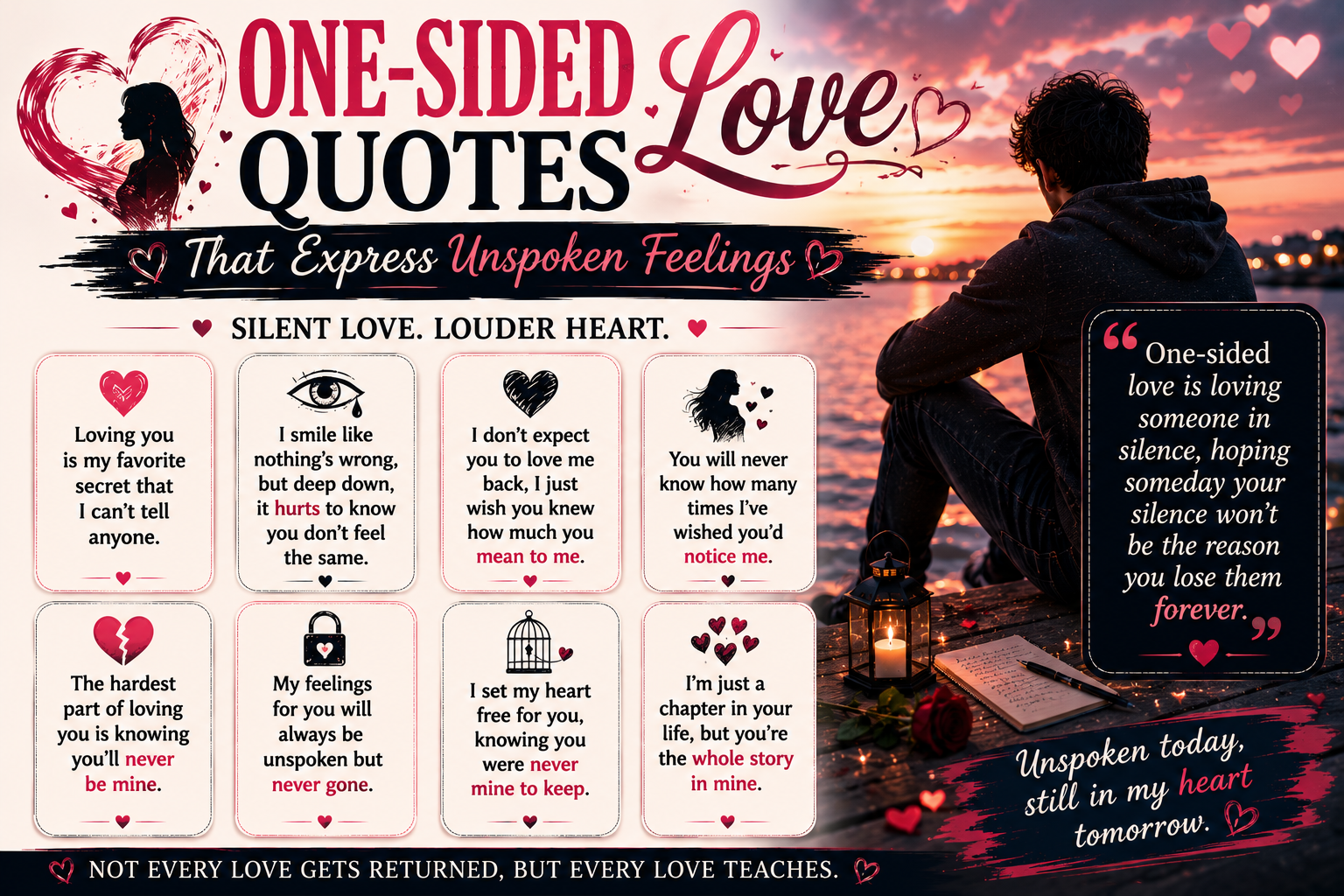 One-Sided Love Quotes That Express Unspoken Feelings