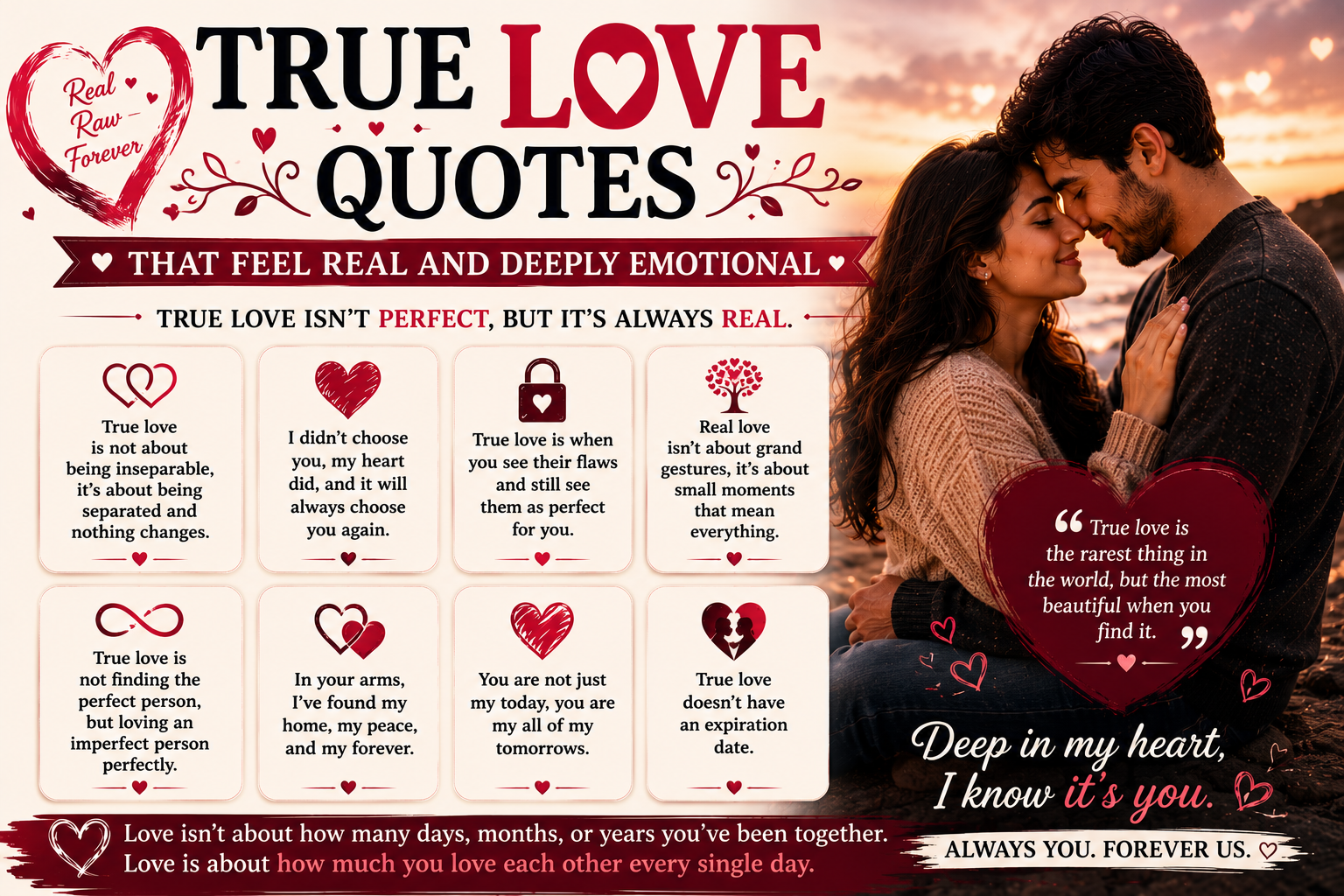 True Love Quotes That Feel Real and Deeply Emotional
