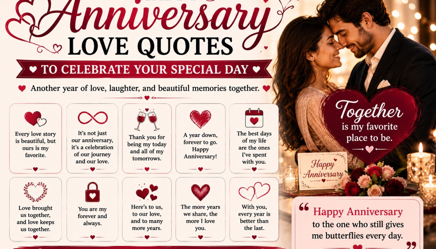 Anniversary Love Quotes to Celebrate Your Special Day