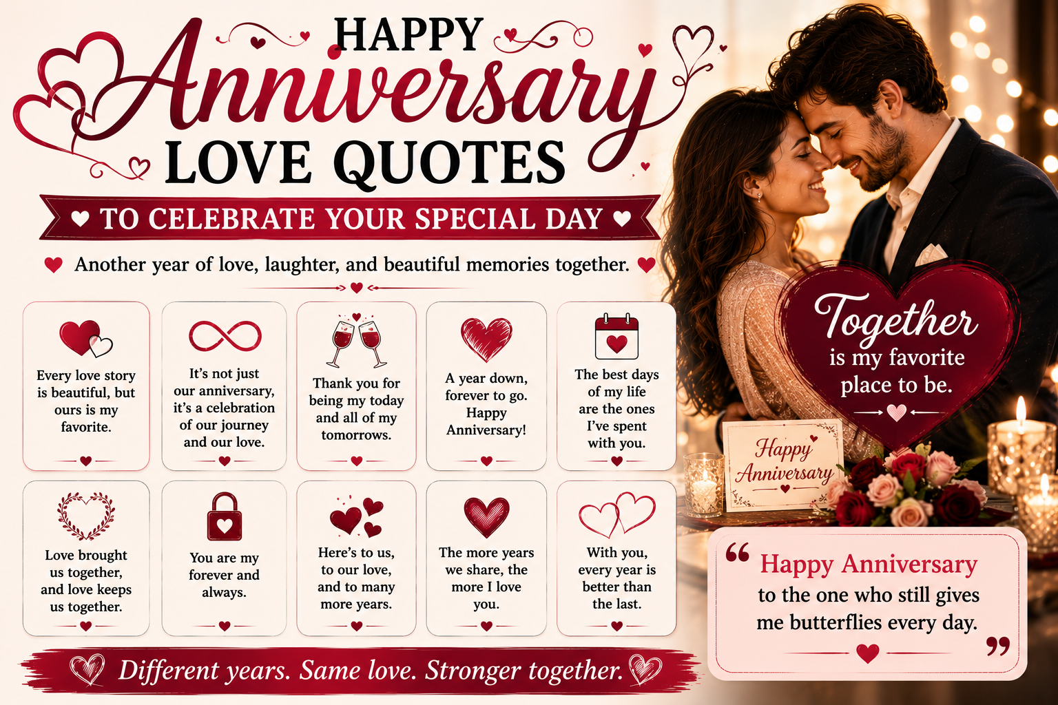 Anniversary Love Quotes to Celebrate Your Special Day