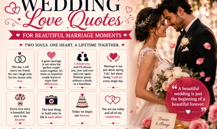 Wedding Love Quotes for Beautiful Marriage Moments