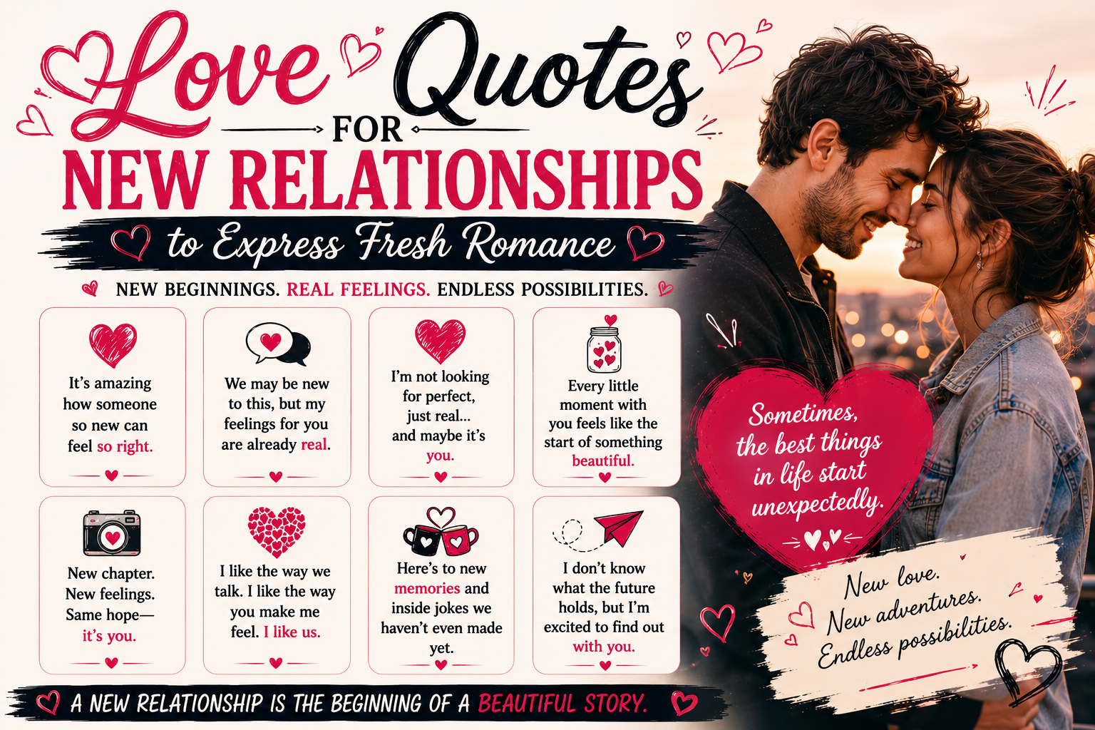 Love Quotes for New Relationships to Express Fresh Romance