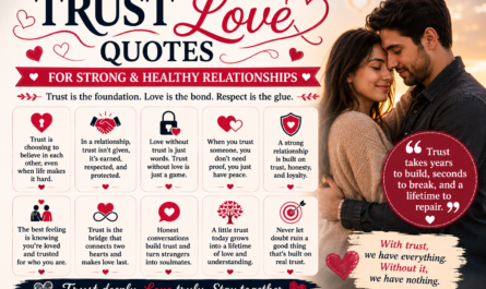 Trust Love Quotes for Strong and Healthy Relationships