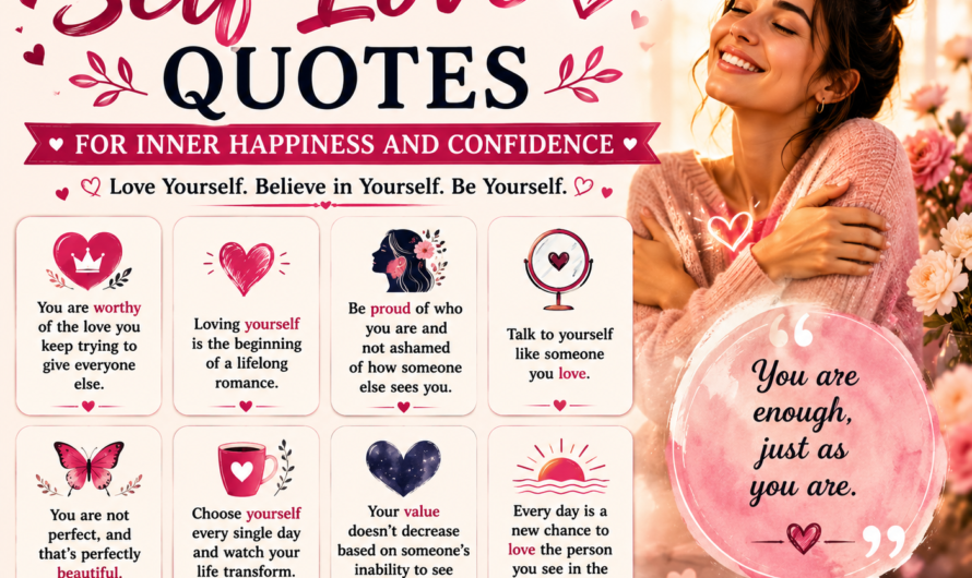 Self Love Quotes for Inner Happiness and Confidence