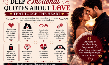 Deep Emotional Quotes About Love That Touch the Heart