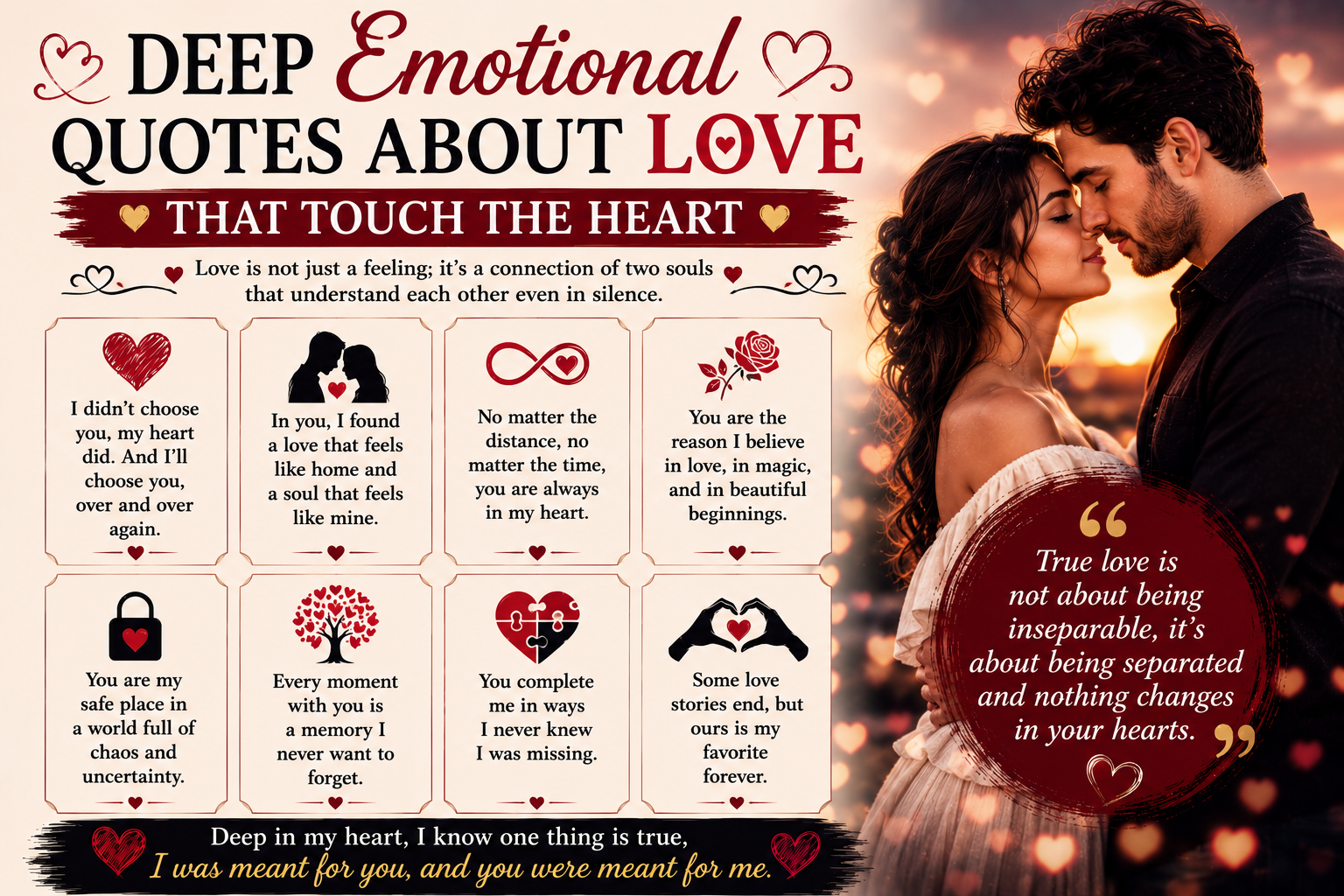 Deep Emotional Quotes About Love That Touch the Heart