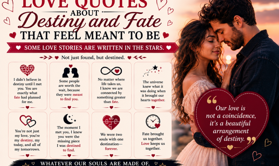 Love Quotes About Destiny and Fate That Feel Meant to Be