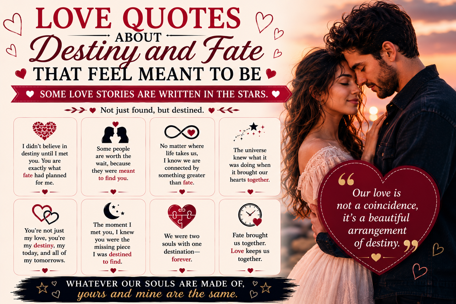 Love Quotes About Destiny and Fate That Feel Meant to Be