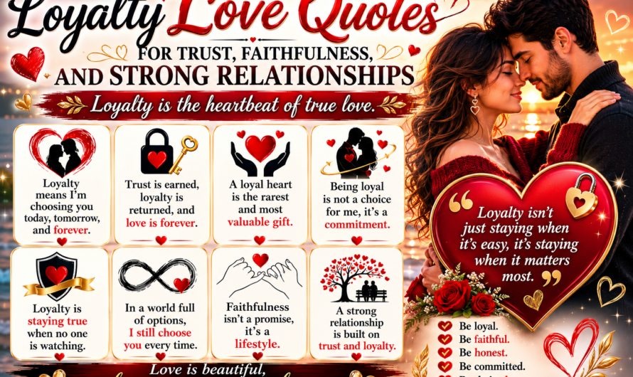 Loyalty Love Quotes for Trust, Faithfulness, and Strong Relationships