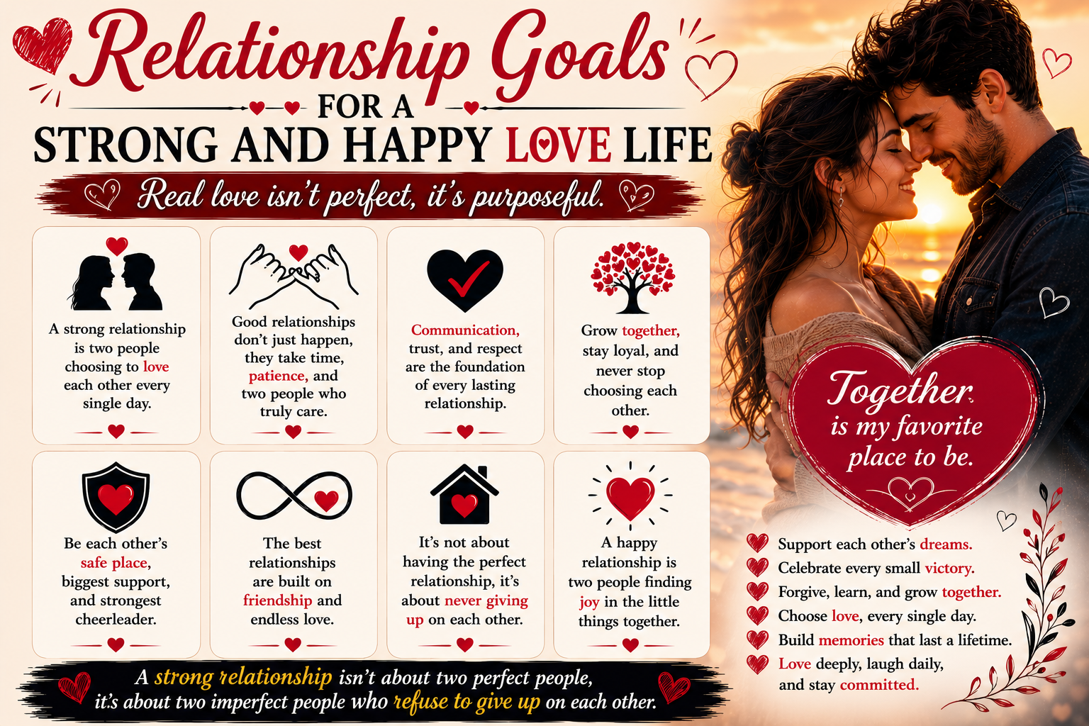 Relationship Goals Quotes for a Strong and Happy Love Life