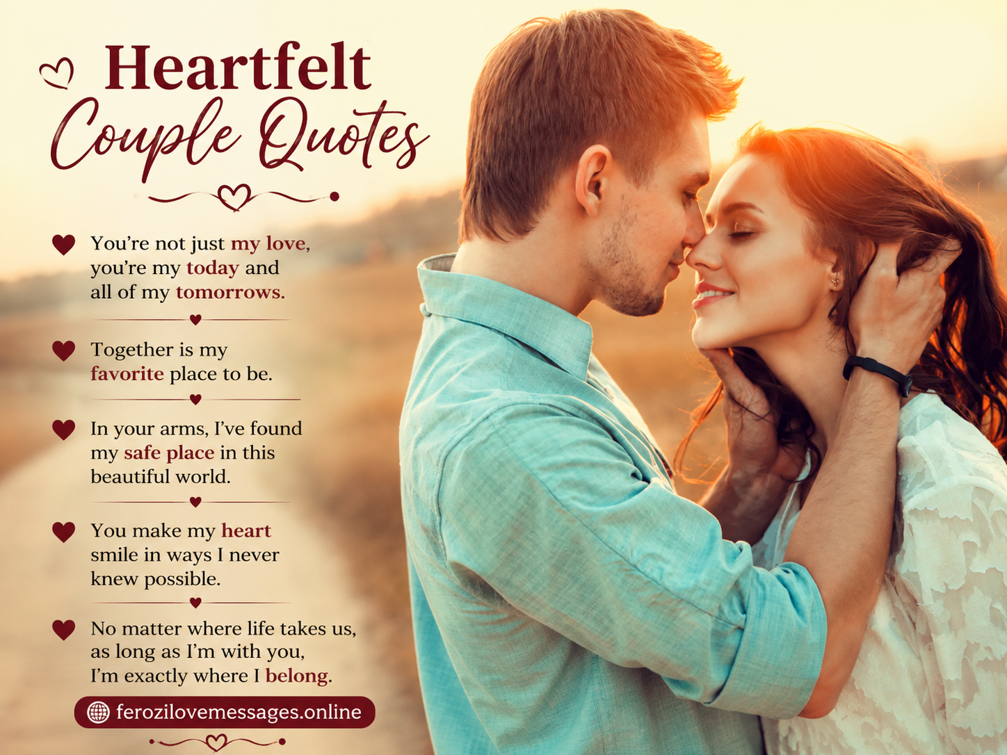 Heartfelt Couple Quotes for Love, Trust, and Togetherness