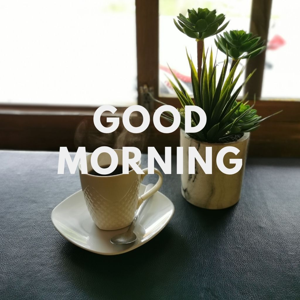 Text image displaying "Good morning" repeated multiple times in a cheerful font.