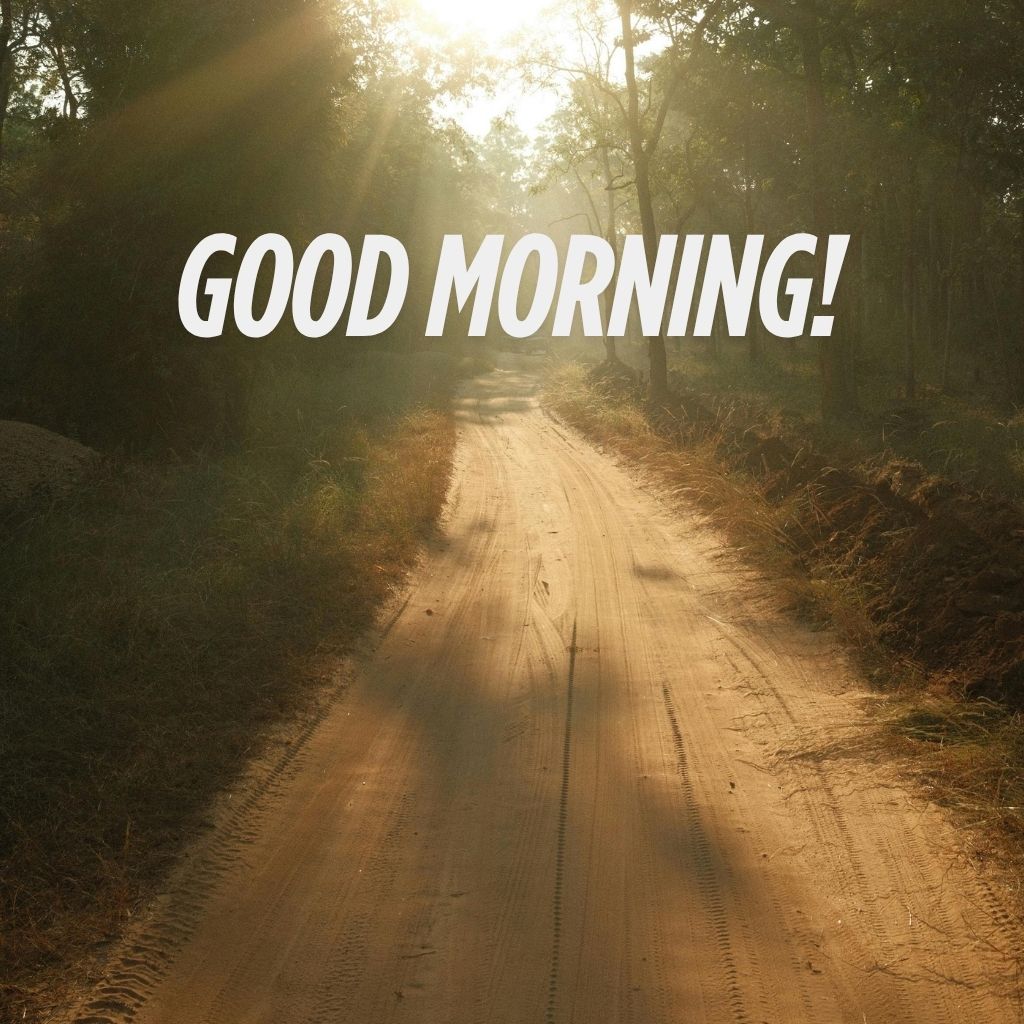A vibrant graphic displaying the phrase "Good Morning" repeated multiple times in a cheerful font.